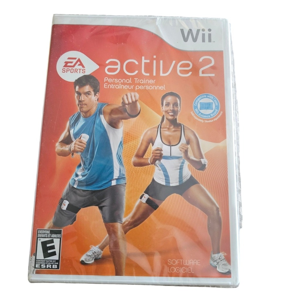 EA‎ Sports Active 2 Personal Trainer Nintendo Wii Game New Sealed RVL P SE2E
